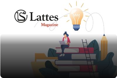 Ragazza che legge sopra montagna di libri